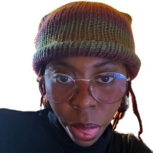 Multi-colored cat beanie 🐈‍⬛